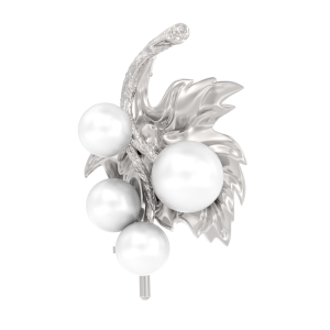 Брошь 1042314-01250-2S (Ag 925)