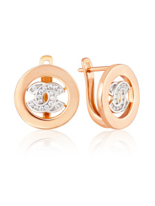 Серьги 1с40722 (Au 585)