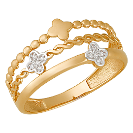 Кольцо К22450 (Au 585)