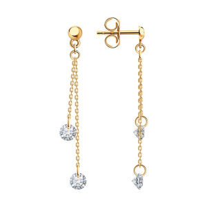 Серьги 0200480 (Au 585)