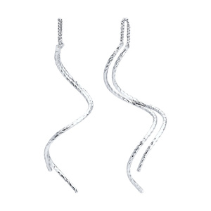 Серьги 94027342 (Ag 925)