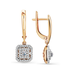 Серьги 002-0047-0001-041 (Au 585)