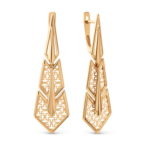 Серьги 502952-1000 (Au 585)