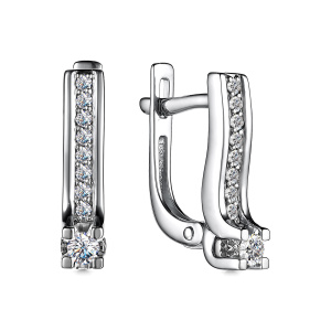 Серьги 24761-200 (Au 585)