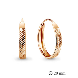 Серьги 32074 (Au 585)