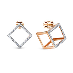 Серьги 050188 (Au 585)