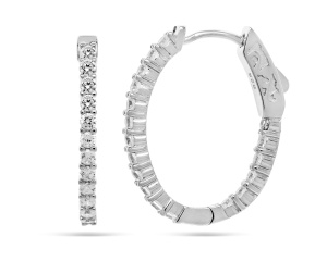 Серьги ТЦС-КНГов-23мм (Ag 925)