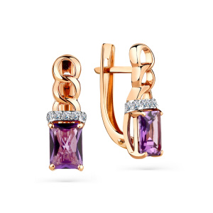 Серьги 02-3-468-0201-011 (Au 585)