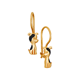 Серьги 19681 (Au 585)