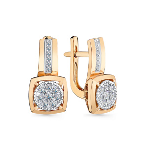 Серьги 2-408806-00-00 (Au 585)