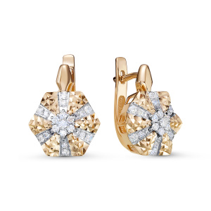 Серьги 02-3865 (Au 585)