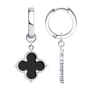 Серьги 94026076 (Ag 925)