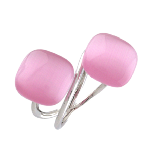 Кольцо SR1663-PINK (Ag 925)