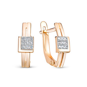 Серьги 1206021 (Au 585)