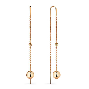 Серьги 002-0645-0000-010 (Au 585)