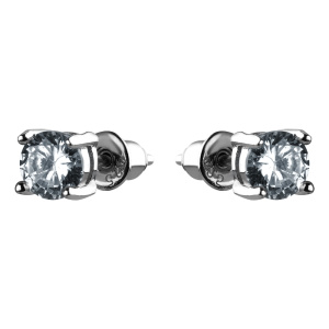 Серьги G1-SH-10363-6mm (Ag 925)