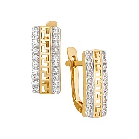 Серьги 21436 (Au 585)