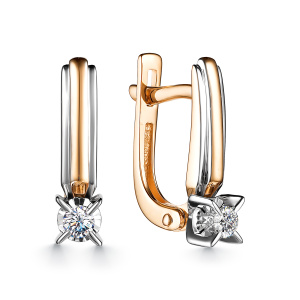 Серьги 24771-100 (Au 585)