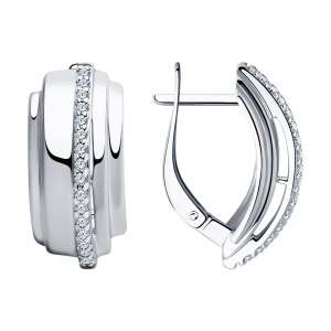 Серьги 94-120-00426-1 (Ag 925)