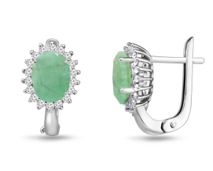 Серьги 655037 (Ag 925)