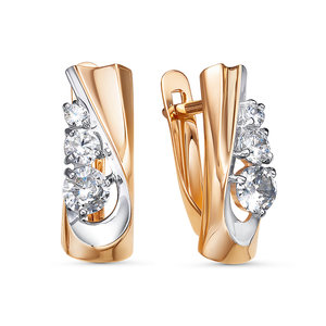 Серьги 1202575 (Au 585)