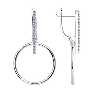 Серьги 94025934 (Ag 925)