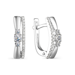 Серьги 23627-200 (Au 585)