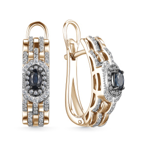 Серьги 25528-102 (Au 585)