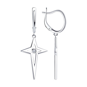 Серьги 94024810 (Ag 925)