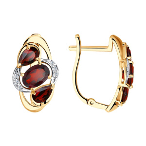 Серьги 725866 (Au 585)