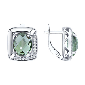 Серьги 92022052 (Ag 925)