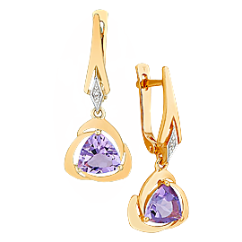 Серьги 17772 (Au 585)