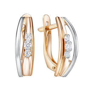 Серьги 1204206 (Au 585)