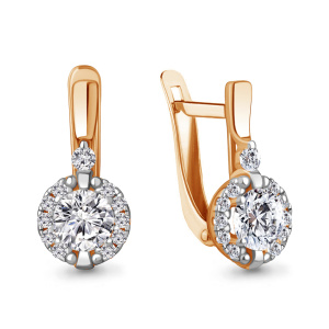 Серьги 49301А. (Au 585)