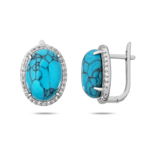 Серьги МОВ0331. (Ag 925)