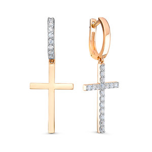 Серьги 1204418 (Au 585)