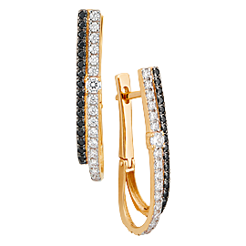 Серьги 21369 (Au 585)