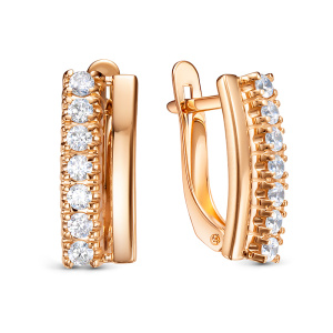 Серьги 1207926 (Au 585)