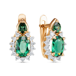 Серьги 2437408 1 8 1 (Au 585)