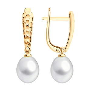 Серьги 792487 (Au 585)