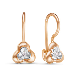 Серьги 2423507 1 1 1 (Au 585)