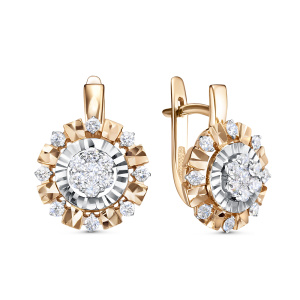 Серьги 02-4566 (Au 585)