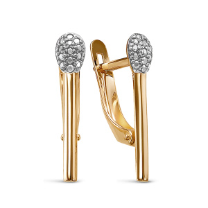 Серьги 1200074 (Au 585)