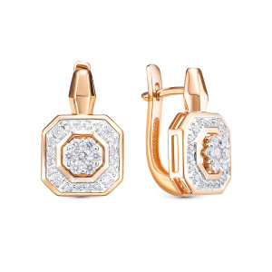 Серьги 02-4248 (Au 585)