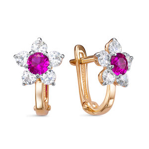 Серьги 1203623 (Au 585)