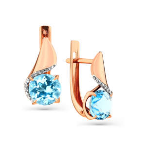 Серьги 02-3-217-1301-011 (Au 585)