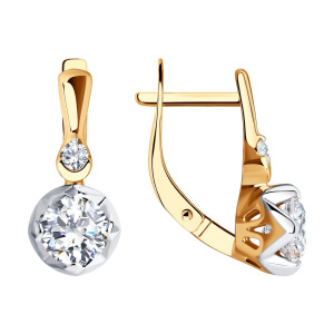 Серьги 0200079 (Au 585)