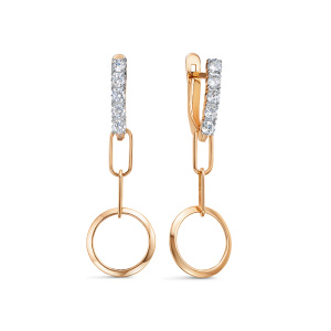 Серьги 1203601ш (Au 585)