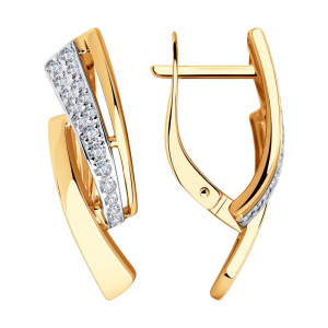 Серьги 028514 (Au 585)