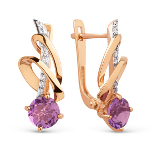 Серьги 030932-1342 (Au 585)